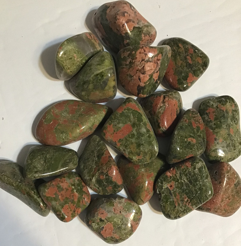 tumbled unakite