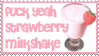 strawberry milkshake