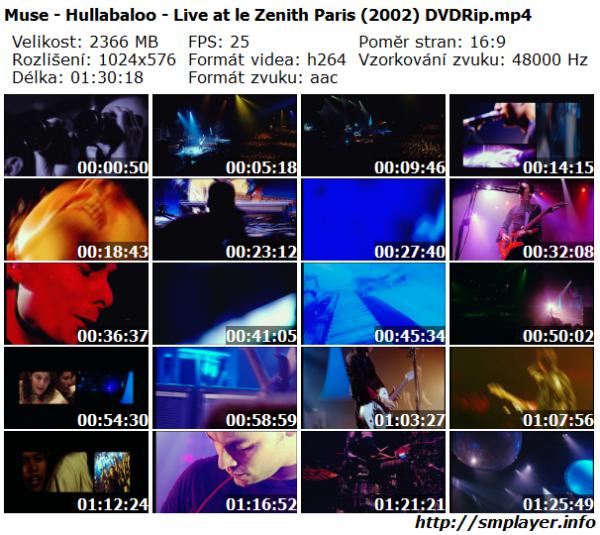 Muse - Hullabaloo - Live at le Zenith Paris (2002)