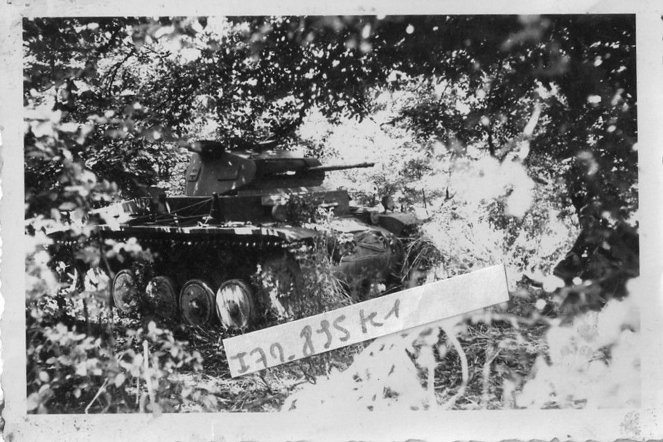 Wehrmacht Panzer  132  auf d. Truppenübungsplatz