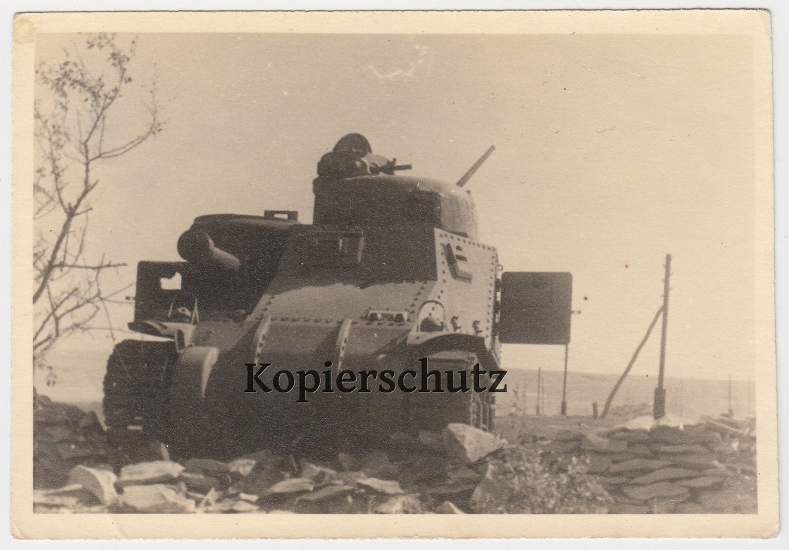 Foto 2.Wk Frankreichfeldzug französischer Beute Panzer
