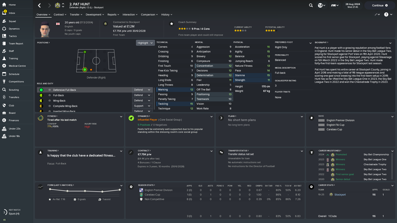 Pat Hunt_ Overview Profile