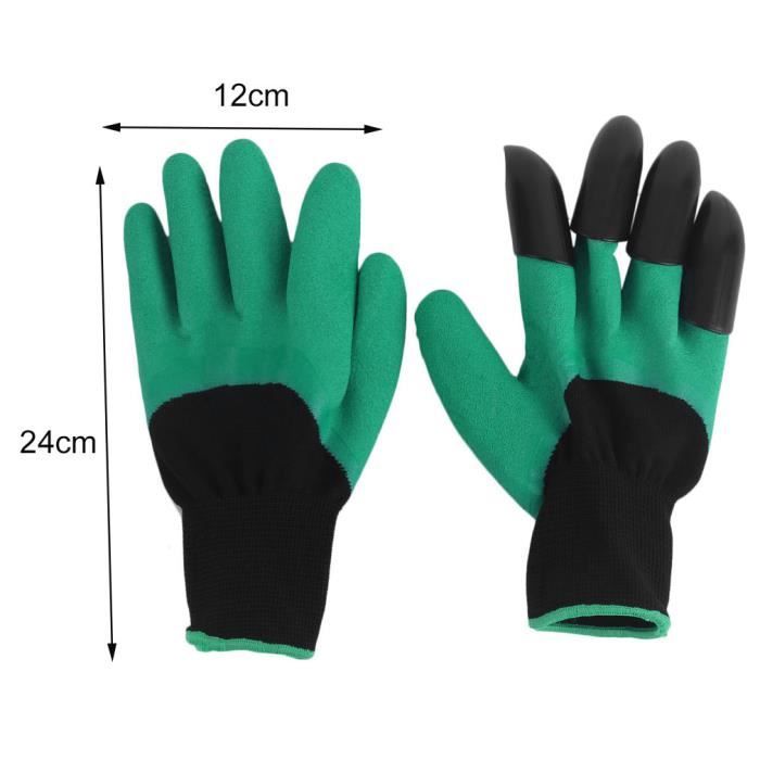 gants de jardinage universels impermeables a l eau