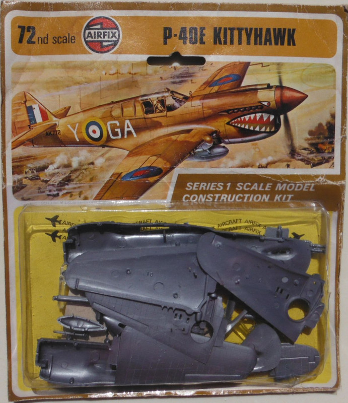Airfix 72 Curtiss P-40E Kittyhawk (01038-8)