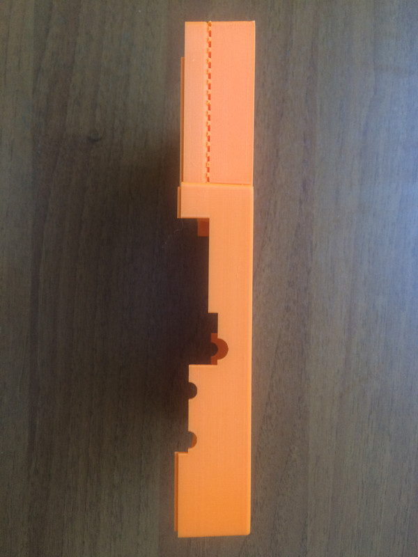 Корпус - верх с поддержками, сбоку