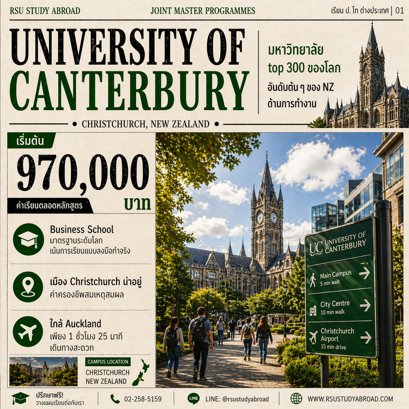 University of Canterbury Marketing Joint Master Programmes New Zealand