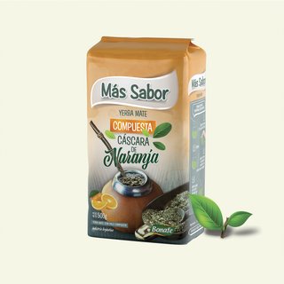 2134 | Yerba Mas Sabor X 500 Gr - Naranja