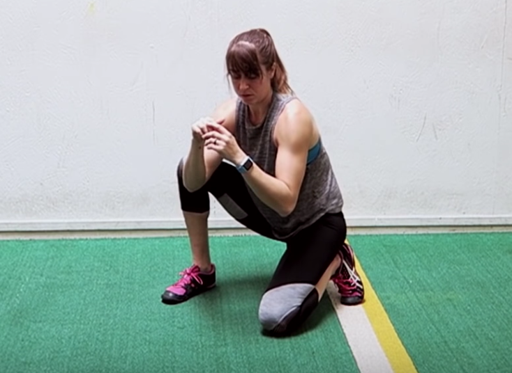 Squats with knee drops