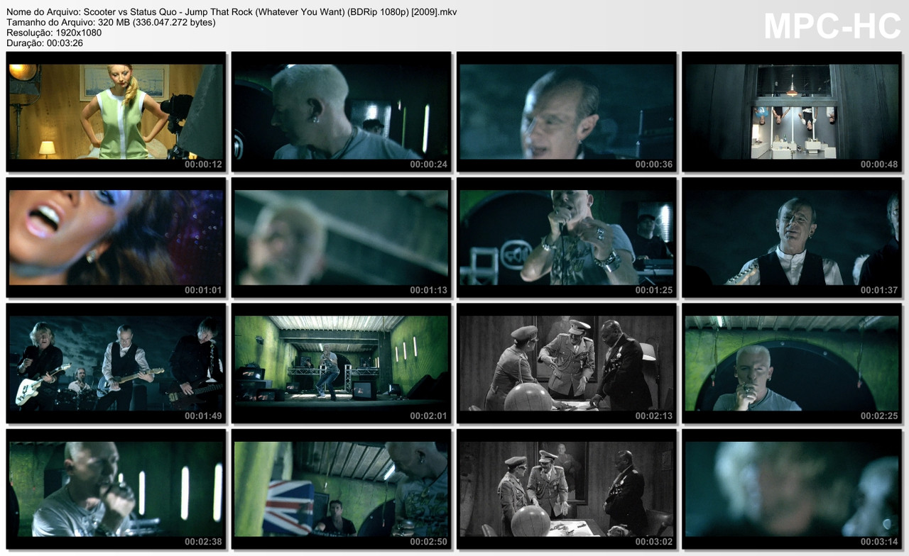 Scooter vs Status Quo - Jump That Rock (Whatever You Want) (BDRip 1080p) [2009]