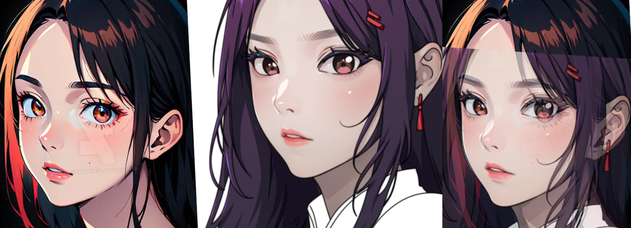 AI Image vs Work Comparison