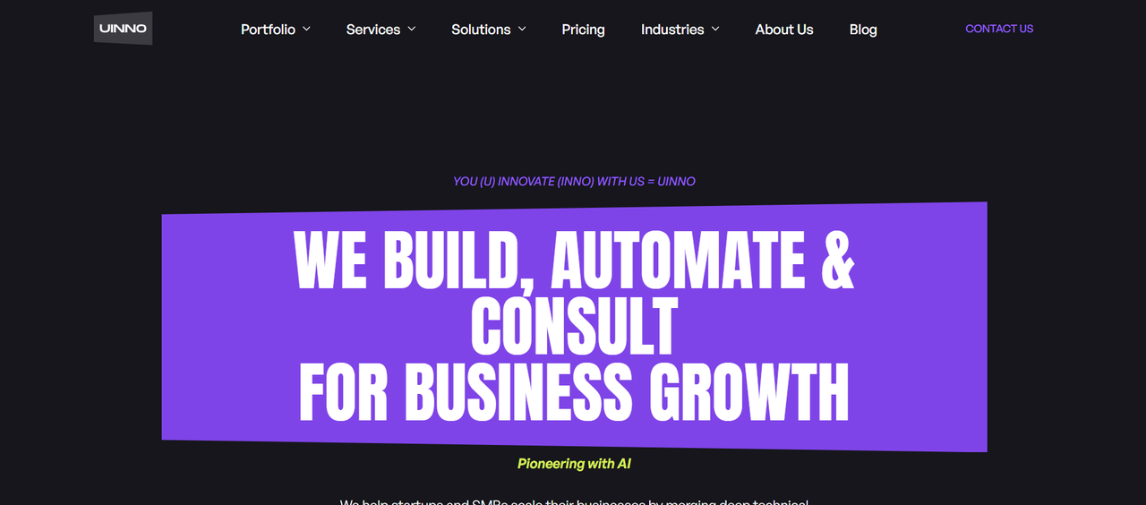 AI Development Company Uinno