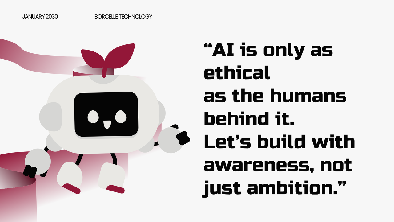 Tech Conference Welcome Slide in Red White Modern Professional Style