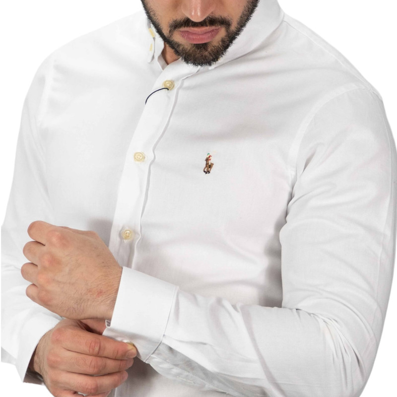 Camisa Ralph Lauren Masculina: Custom Fit Oxford