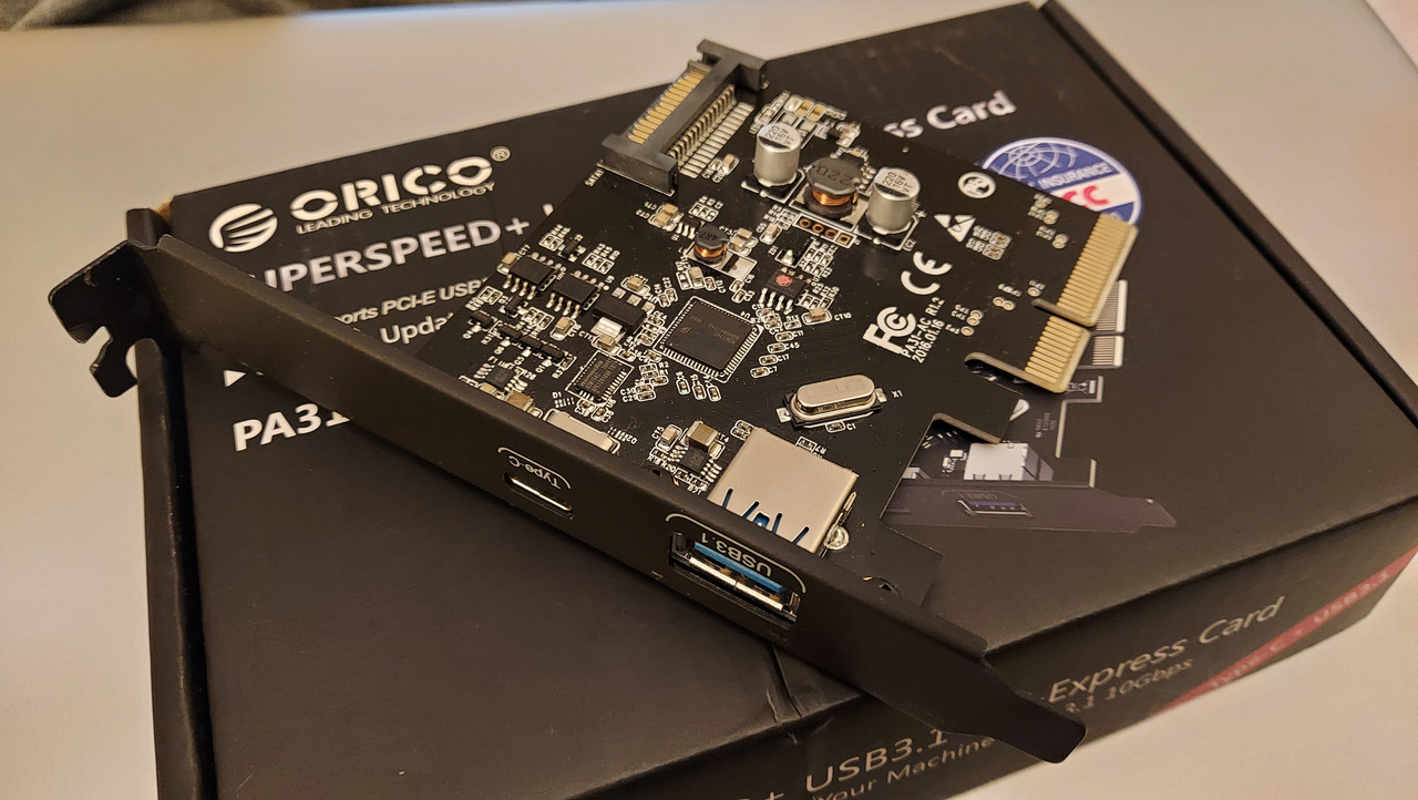 1 adaptor ORICO