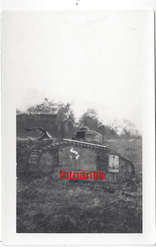 Panzer, französischer Beute Panzer CHAR B 1, off