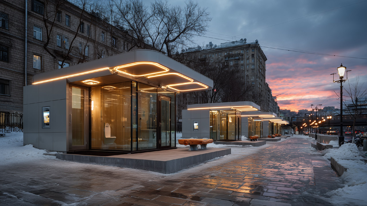 модуль туалетный городской автономный