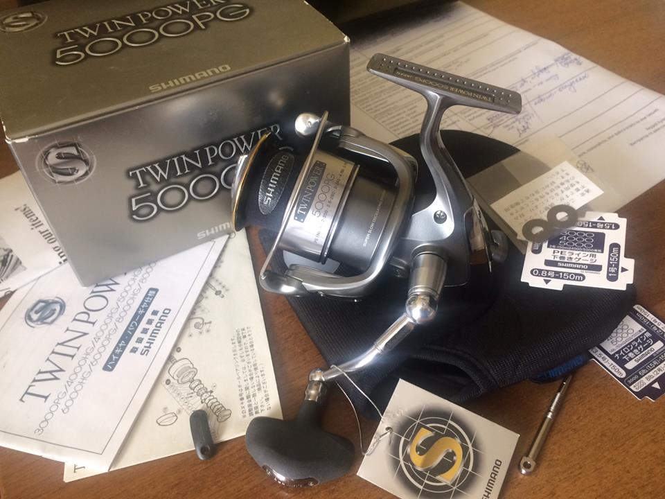 6 Shimano Twin Power 02 3000-4000-5000 PG джиг спиннинг рыбалка 
