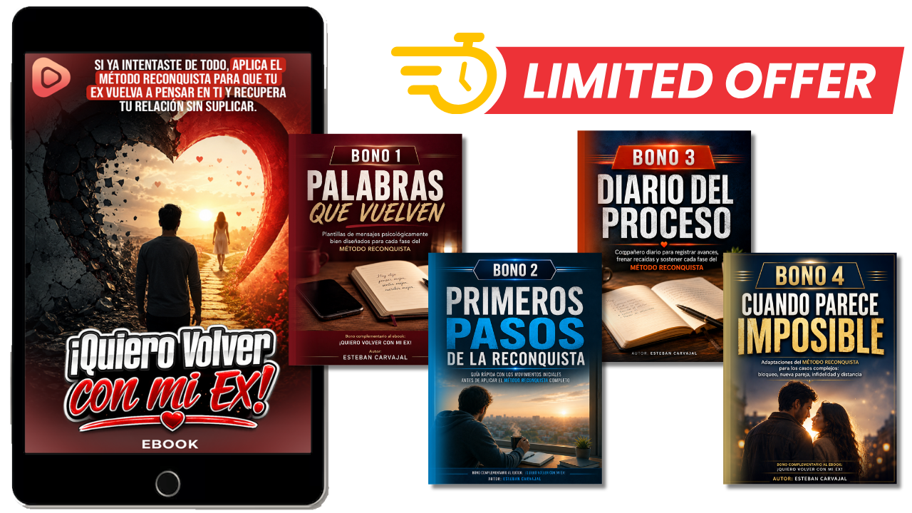 Stack completo del Método Reconquista: guía principal y 4 bonos