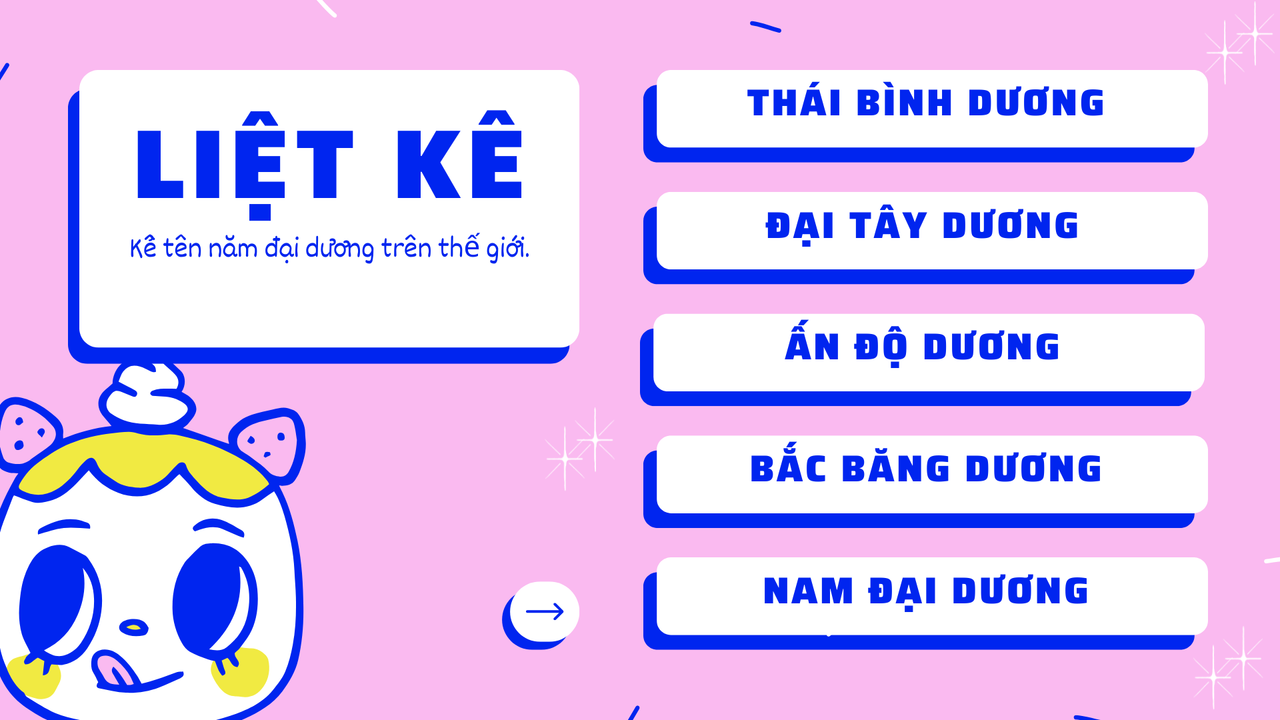 Vàng Xanh dương Hồng Trắng Vui nhộn Trẻ em Ảo Đố vui Bài thuyết trình