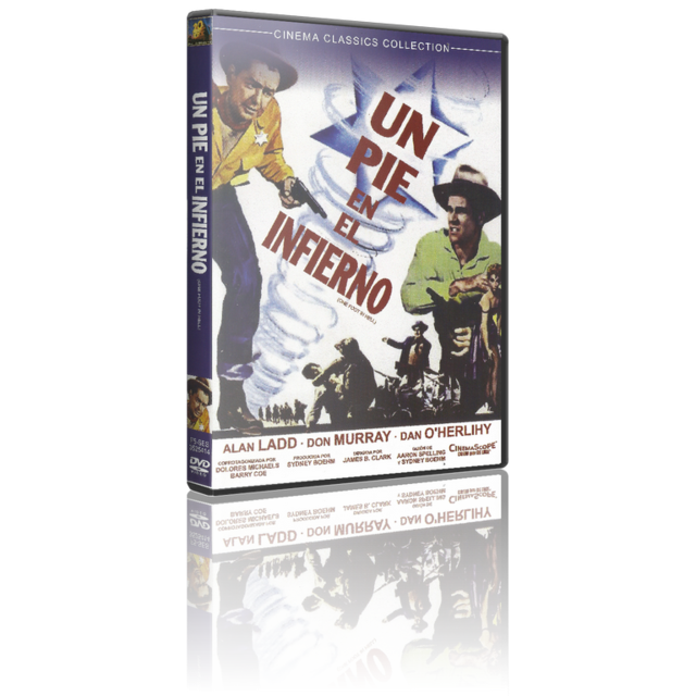 Portada - Un Pié en el Infierno [DVD9Full] [PAL] [Cast/Ing] [Sub:Cast] [1960] [Western]