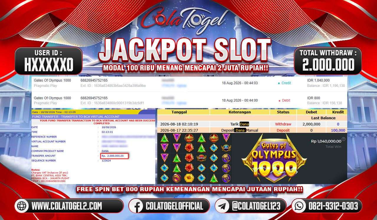 JACKPOT SLOT GACOR!!