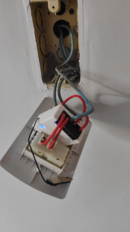 sonoff mini instalado