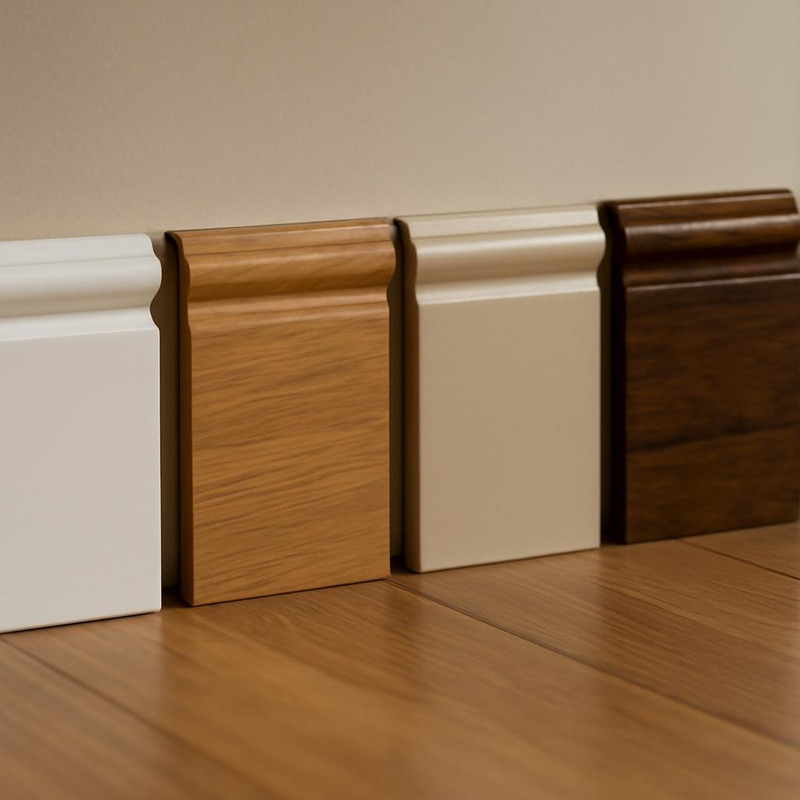 Различные типы напольных плинтусов