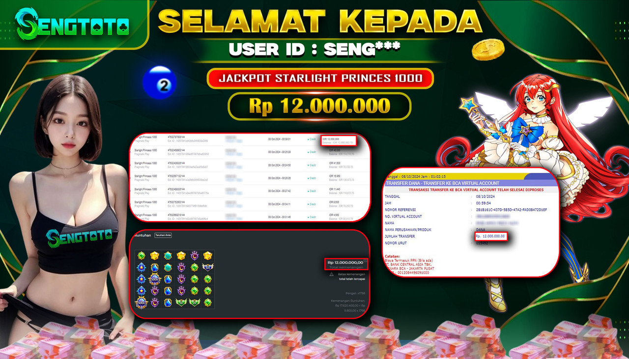 BUKTI PEMBAYARAN SLOT STARLIGHT PRINCESS 1000