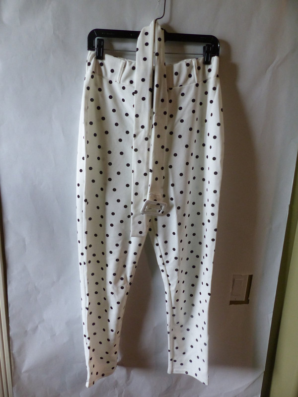 PRETTY LITTLE THING POLKA DOT HIGH WAISTED TROUSERS WMNS SIZE 12 CML4956/4/61
