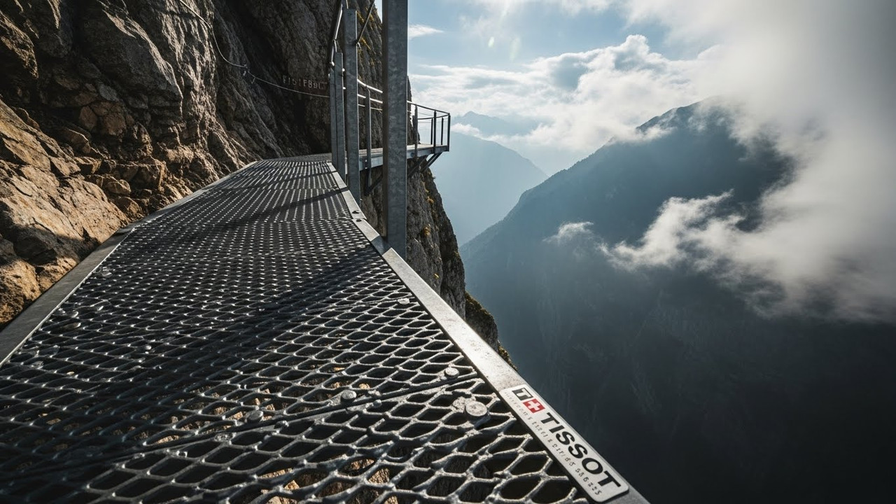 Neve eterna no topo de Jungfraujoch