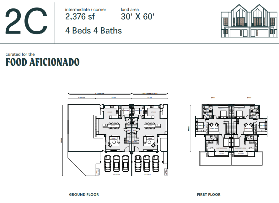 Birchpark Type F floor plan in Eco Forest, Semenyih, Selangor