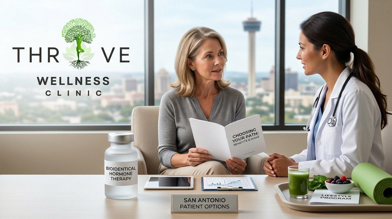 Bioidentical hormones vs lifestyle changes for patients in San Antonio, Texas.