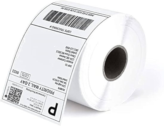 4x6 Paper Roll 400 Label