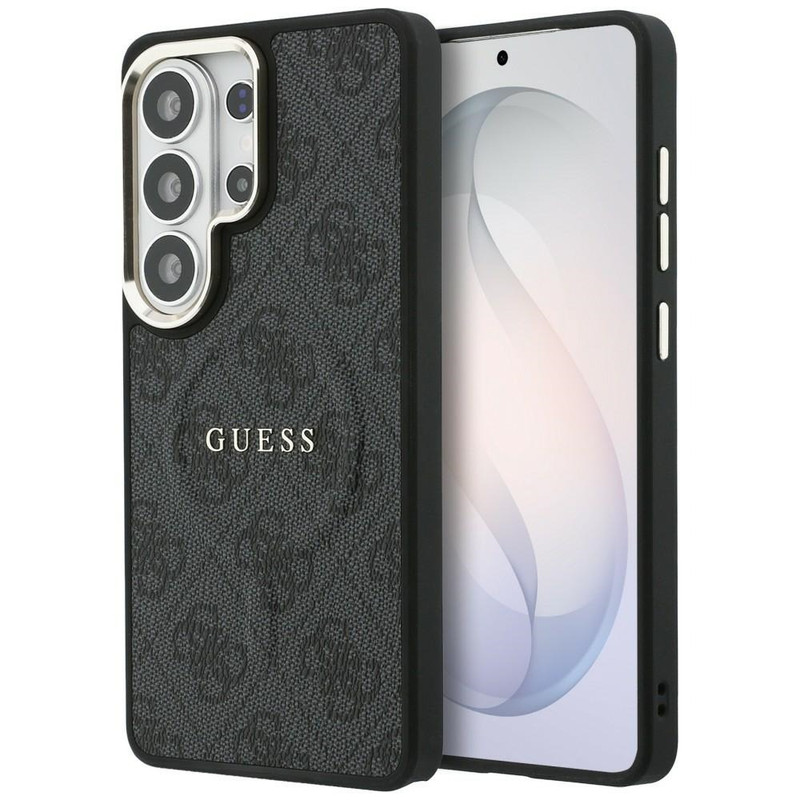 Husa pentru Samsung Galaxy S26 Ultra Guess 4G Embossed Ring MagSafe, Incarcare wireless, Protectie ridicata, Calitate premium, Negru imgi 344 2917027
