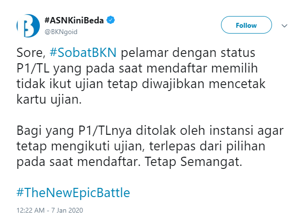 Tangkap layar Twiiter @BKNgoid