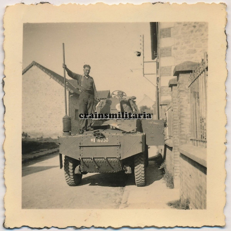 Orig Foto Beute Panhard 178 Panzerspähwagen Panz