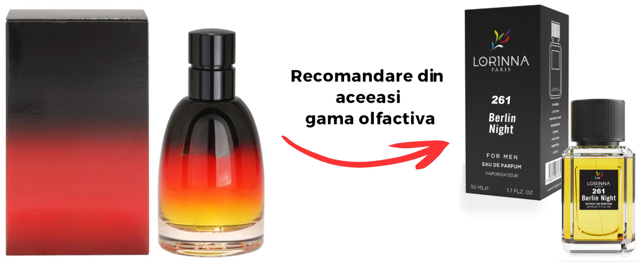 Parfum Lorinna Berlin Night de barbat inspirat similar clona dupa parfumul Fahrenheit de barbat