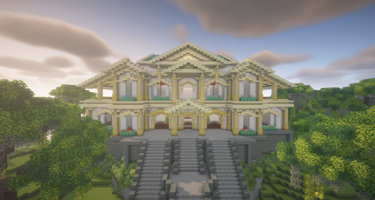 Guild base in Minecraft