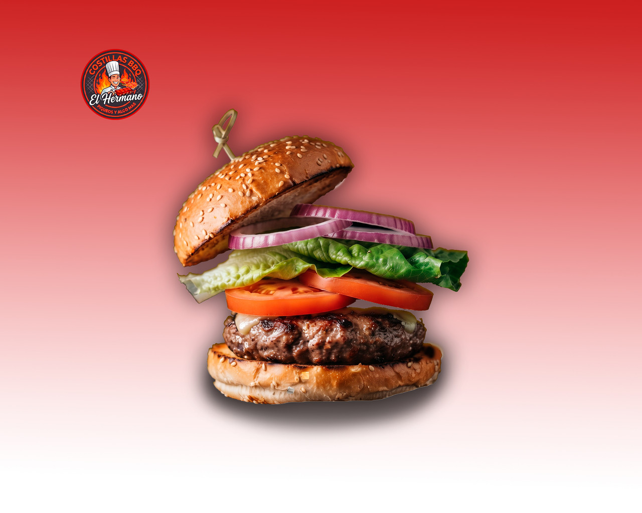 Hamburguesa Sencilla (Carne Y Vegetales)