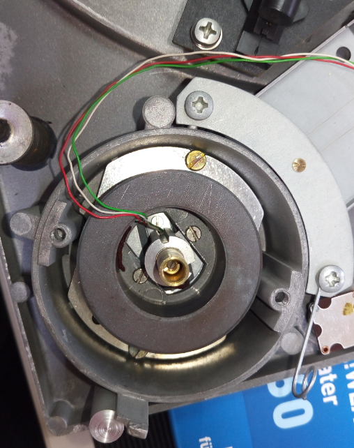 PS550S_Tonarm-Motor-Magnet 4 Schrauben