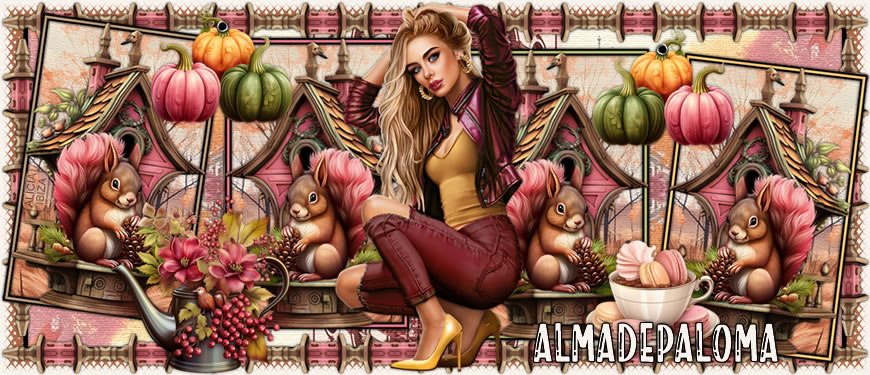 Ardilla y Calabazas almadepaloma