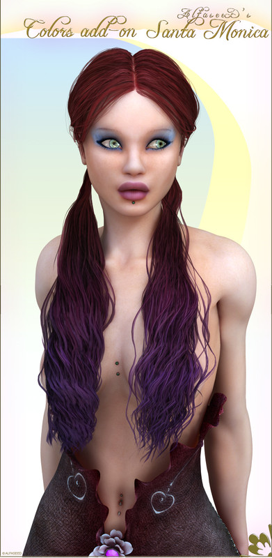 Santa Monica Hair Colors Addon by AlfaseeD (NLA)