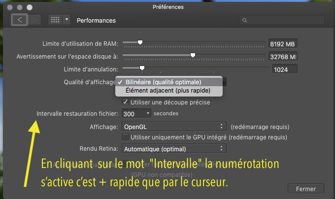 AP Préf. Performances