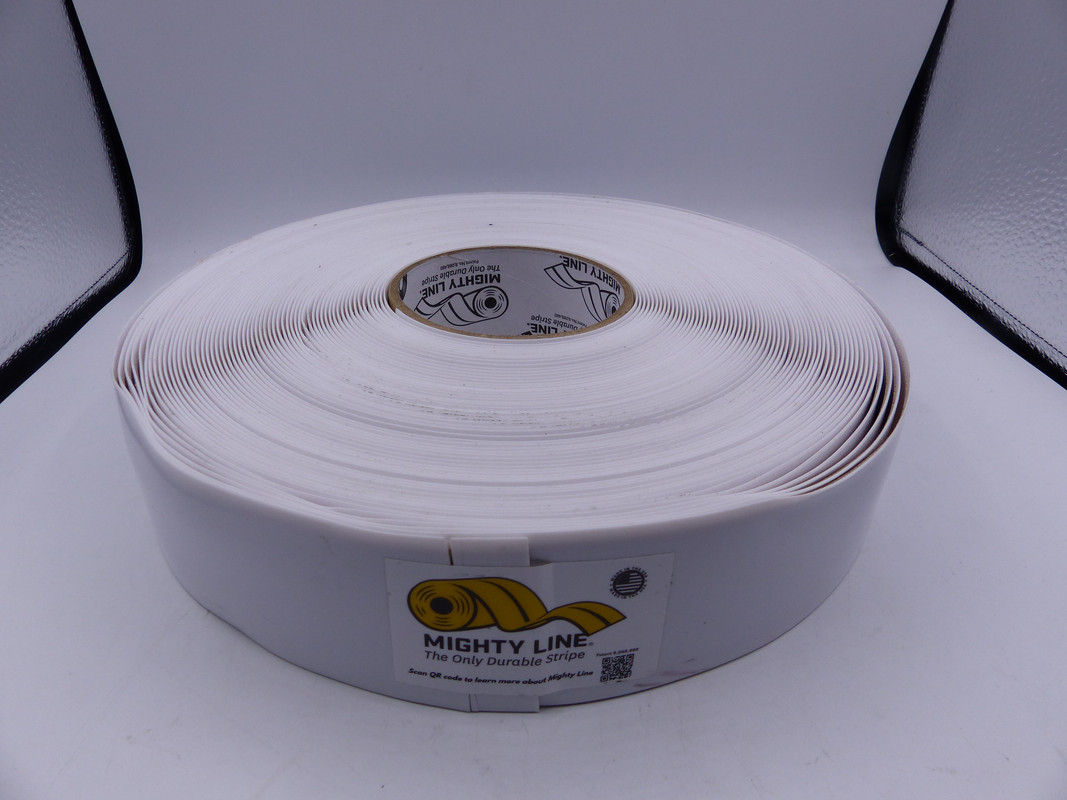 MIGHTY LINE FLOOR TAPE 2 INCH WHITE 100' ROLL