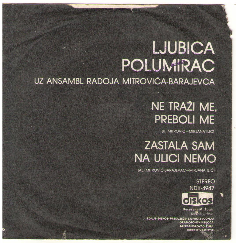 1980 - Ne trazi me, preboli meZadnja