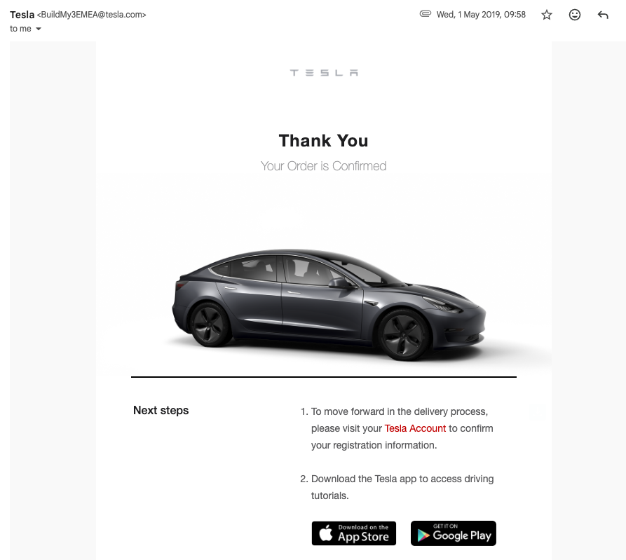 Visiting the Tesla Showroom in America