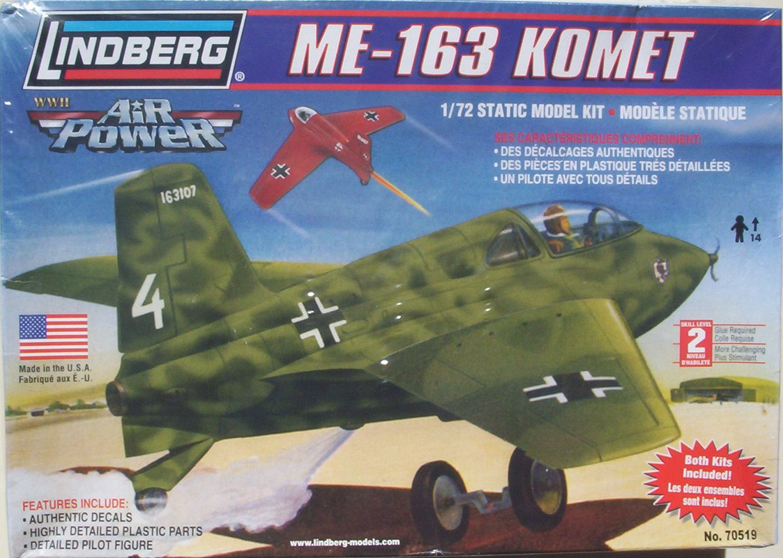 Lindberg 72 Me-163 Komet