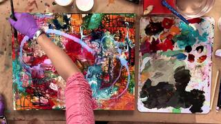How To Paint Loose With Acrylics And Mixed Media