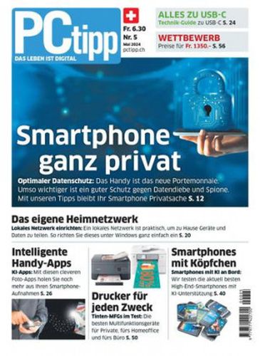 Cover: Pctipp Magazin No 05 Mai 2024