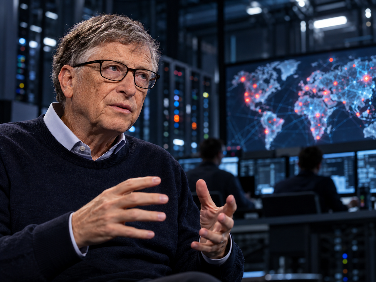 Bill Gates alerta que IA já teria poder para provocar catástrofe com 1 bilhão de mortes